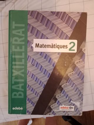 Matemáticas 2 Bachillerato - Edebe