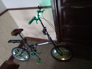 Bicicleta plegable Kawasaki. Regalo fundasportatil