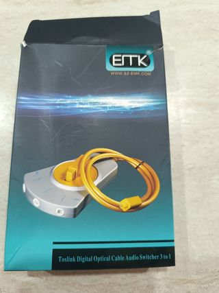 Cavo Toslink 3-1 Audio
