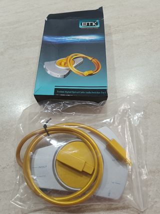 Cavo Toslink 3-1 Audio