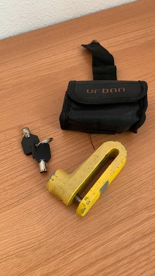Candado Urban para disco de freno. 2 llaves