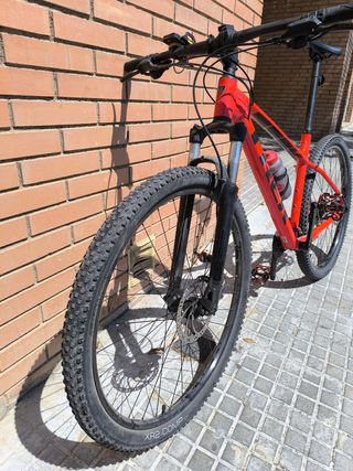 Bicicleta montaña Trek 29" y tres de decathlon. 