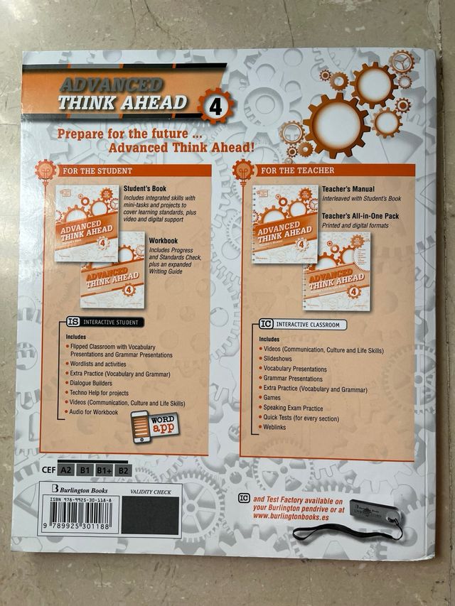 Advanced Think Ahead 4ºeso. Workbook 2019