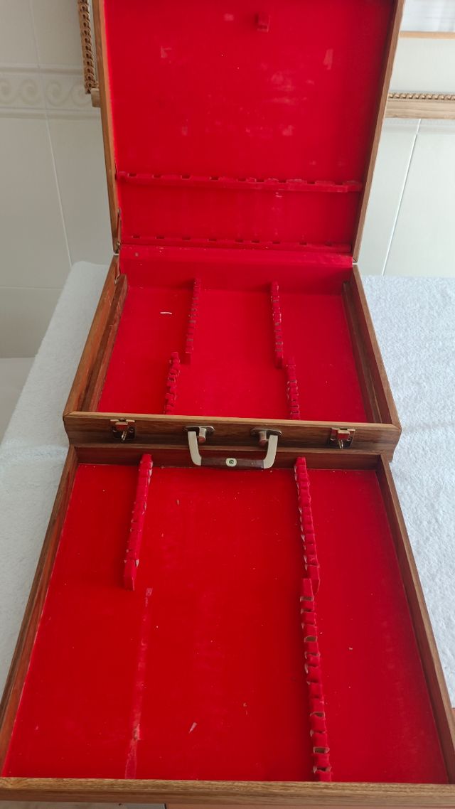 ✨Maletín cuberteria madera