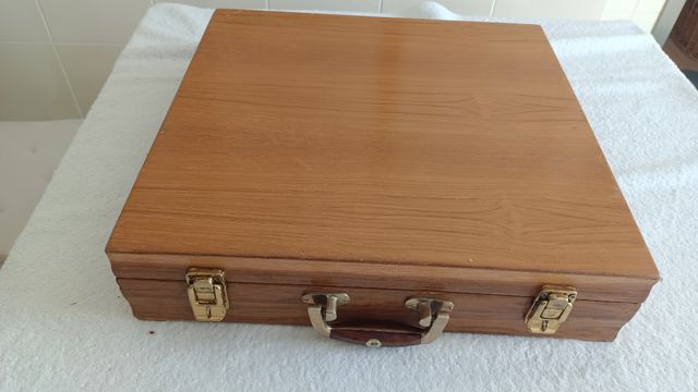 ✨Maletín cuberteria madera