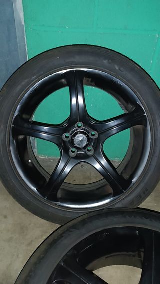 Llantas 17" 5x100 + neumáticos nuevos 