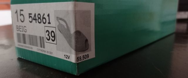 Sandalias Cytheria beige, talla 39