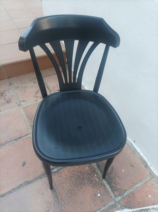 Silla Cafetería Negra (5 unidades) 50€.