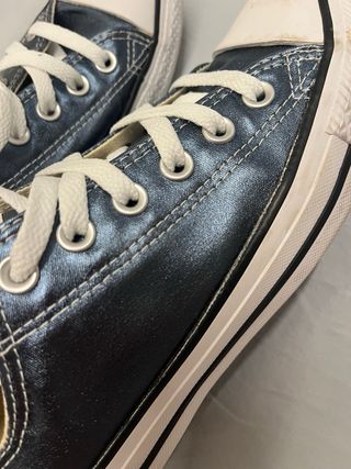 Converse All Star Blu Metallizzato