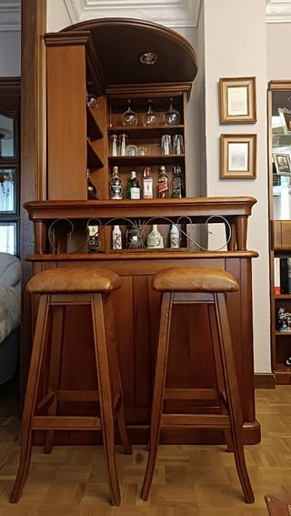 URGE.Barra bar madera maciza. CON REGALO