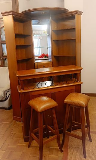 URGE.Barra bar madera maciza. CON REGALO