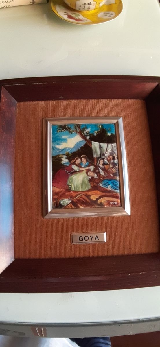 Cuadro Goya miniatura