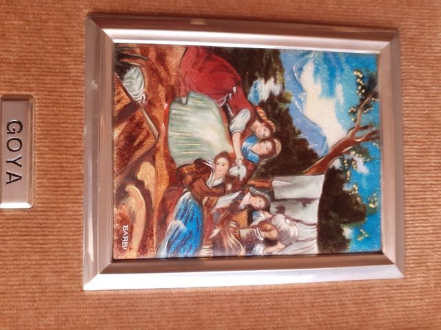 Cuadro Goya miniatura