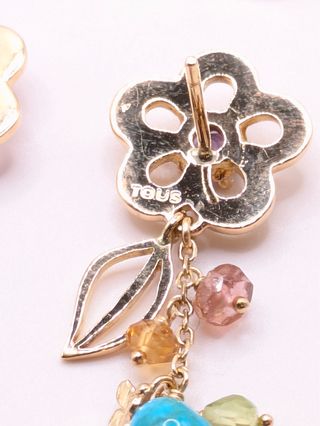 Pendientes TOUS oro multicolor