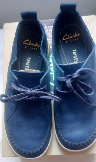 Clarks Tri Angela - Zapatillas azul marino - Talla
