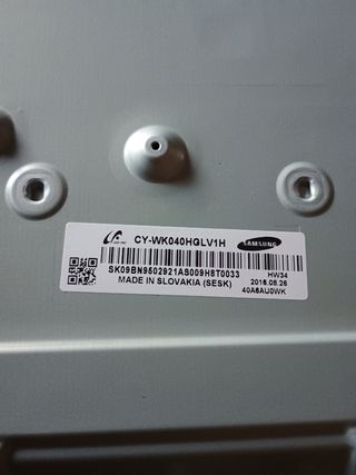 Pantalla LCD TV Samsung  negra - Repuesto