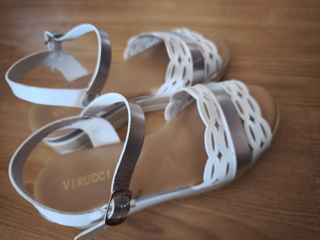 Sandalias Plataforma Blancas Talla 38