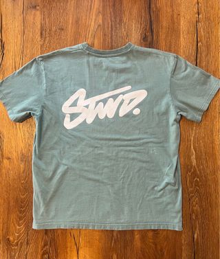 Camiseta Pull&Bear M hombre - Verde azulado