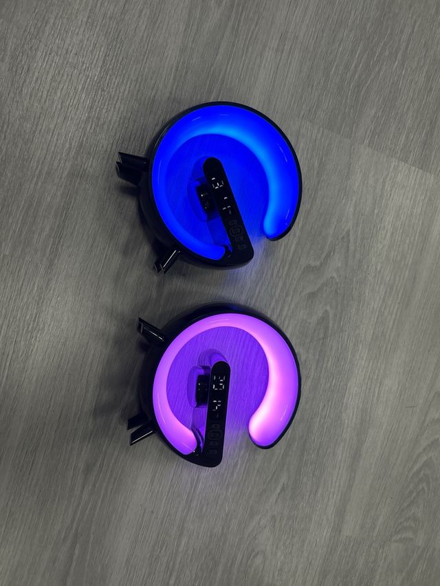 2 Relojes despertadores led