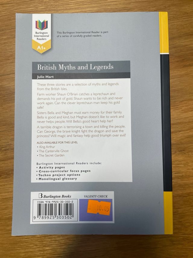 British Myths And Legends A1+ Reader