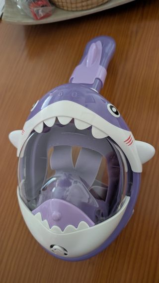 Máscara buceo tiburón infantil