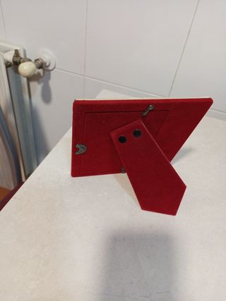 Marco fotos comunión plateado