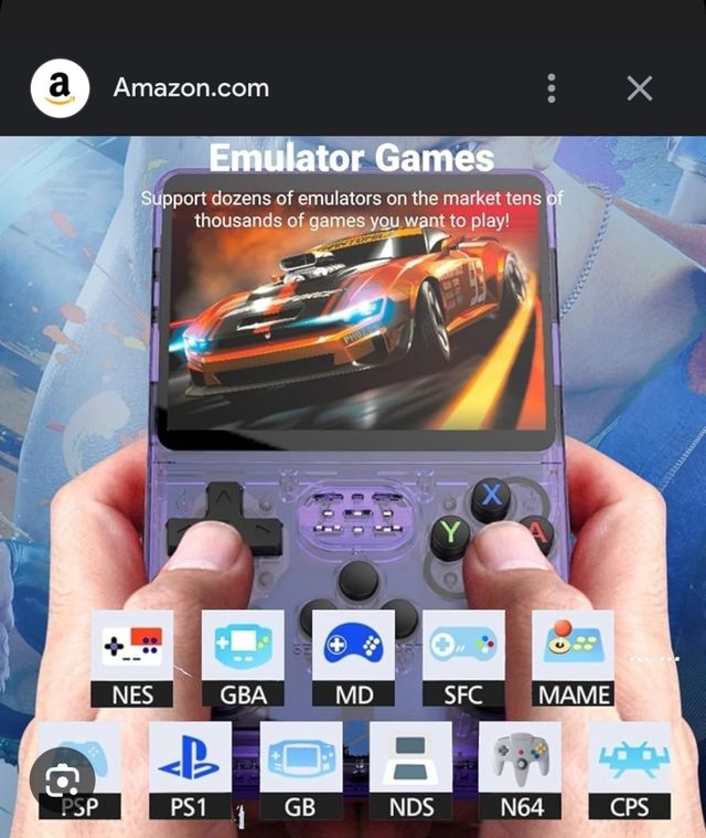 Miyoo Mini Plus - Consola Retro Púrpura