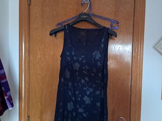 Vestido largo azul