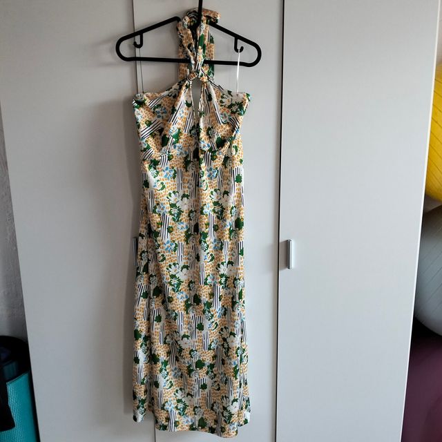 Vestido midi floral