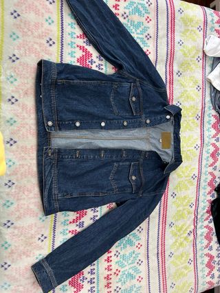 Chaqueta vaquera azul hombre