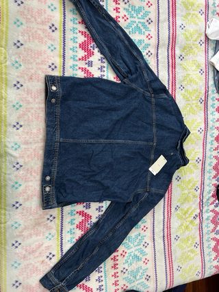Chaqueta vaquera azul hombre