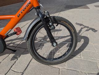 Bicicleta niño Btwin 16" naranja