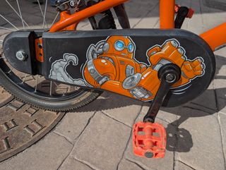 Bicicleta niño Btwin 16" naranja