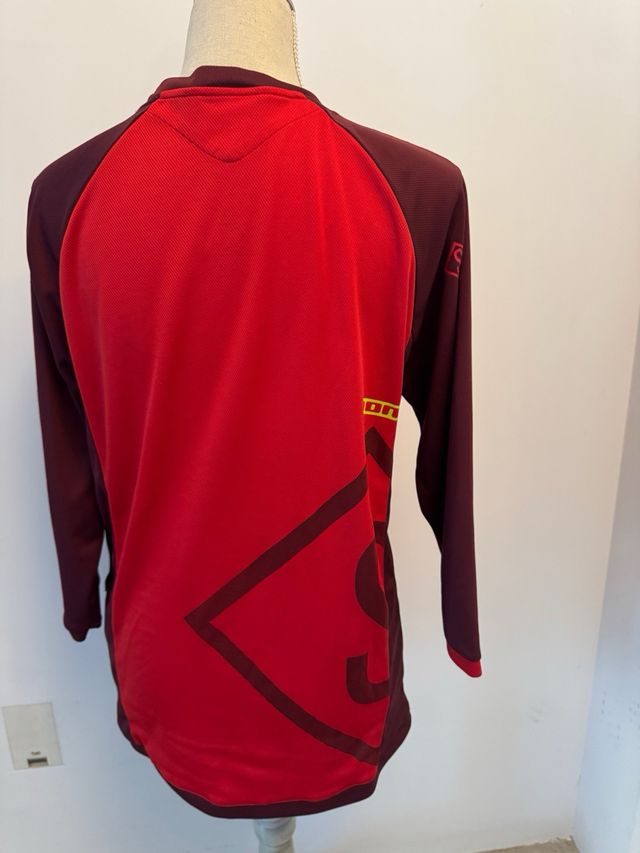 Maglia MTB Ion donna - Rosso/Bordeaux