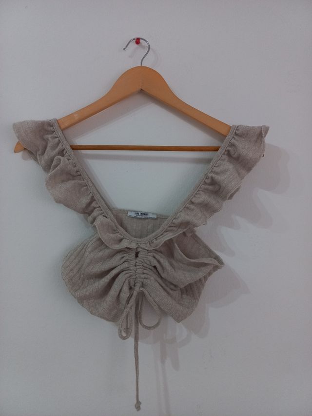 Top Zara beige