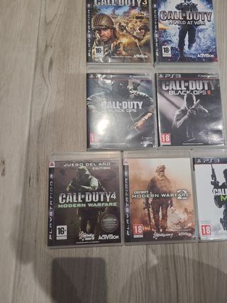 Lote de juegos Call of Duty PS3