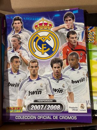 Álbumes 
-Champions League
-Real madrid 
-Liga
