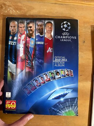 Álbumes 
-Champions League
-Real madrid 
-Liga
