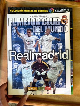 Álbumes 
-Champions League
-Real madrid 
-Liga
