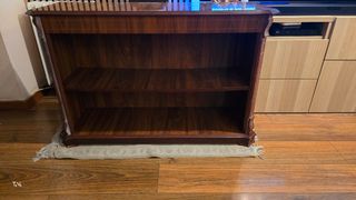 Librería madera marrón - 2 estantes