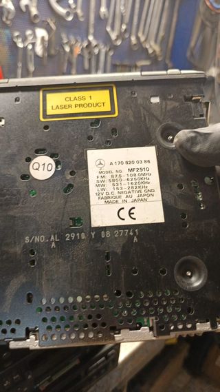 RADIO CD MERCEDES BENZ AUDIO 10 CD