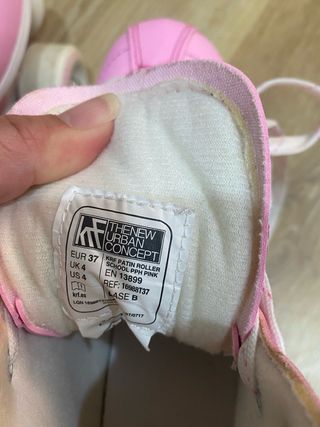 Patines rosa + bolsa