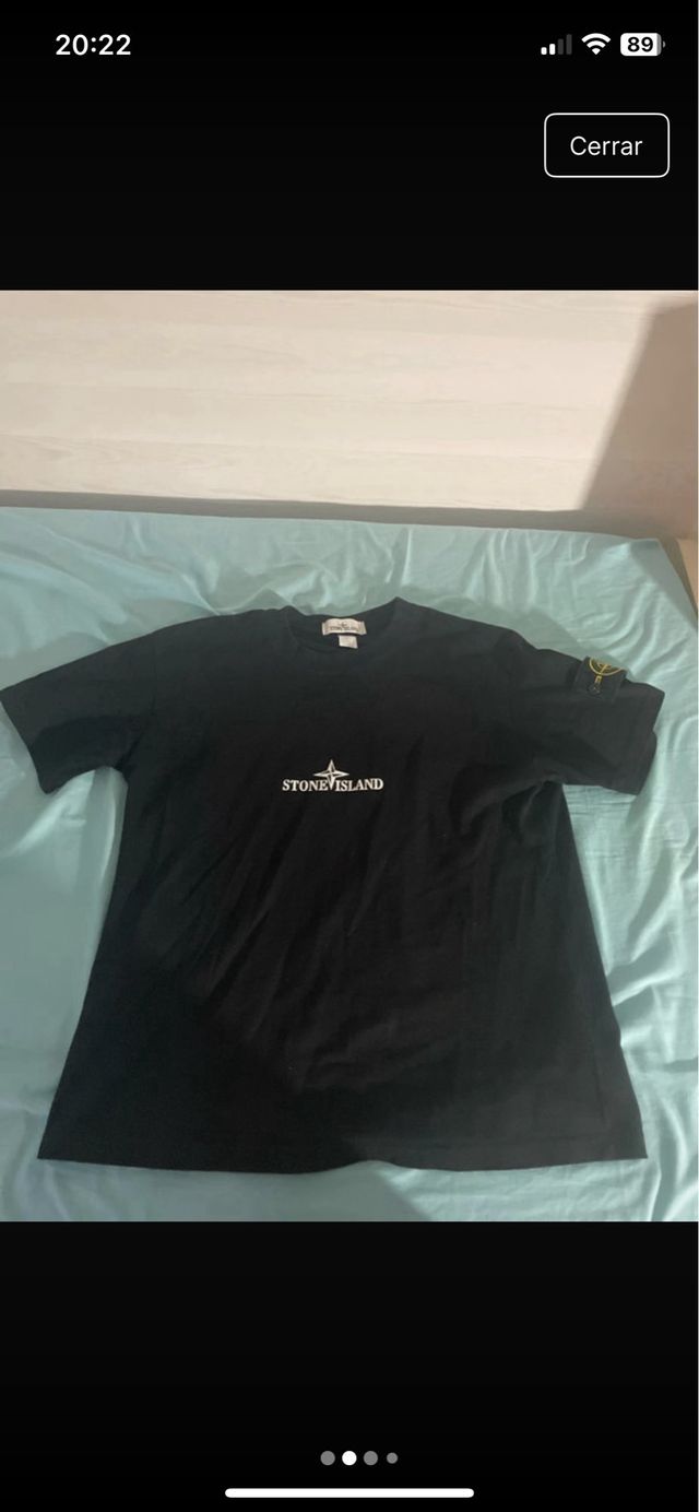 Camiseta Stone Island negra