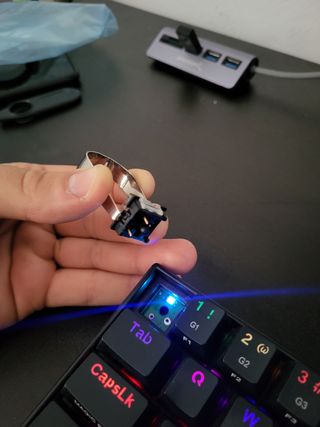 Teclado inhalambrico Redragon K530 Draconic 60%