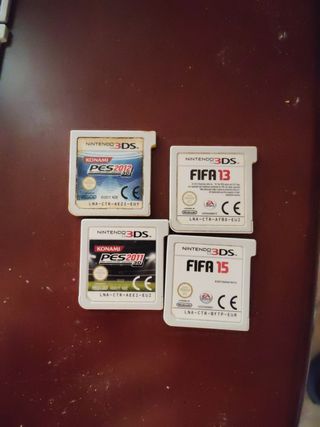 4 Juegos Fútbol Nintendo 3DS: FIFA & PES