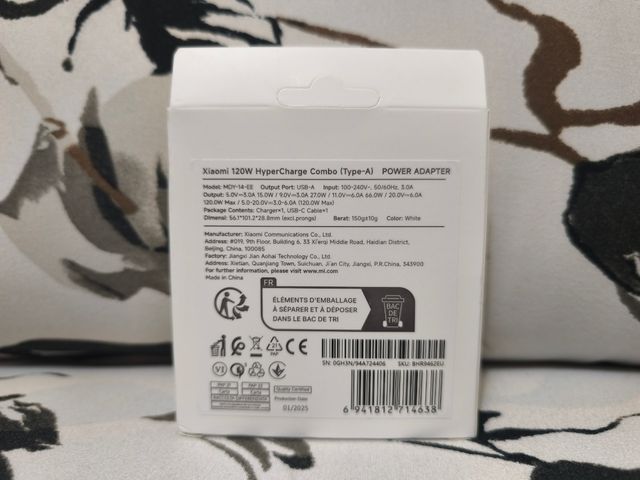 Cargador Xiaomi 120W