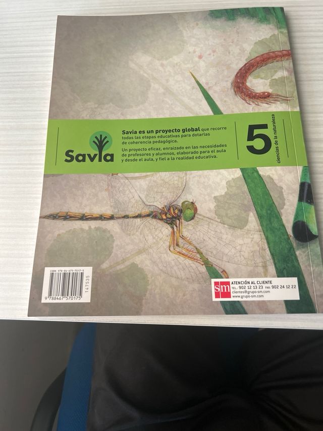 Ciencias de la naturaleza. 5 Primaria. Savia