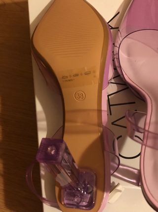 Zapatos Catwalk rosa, talla 38