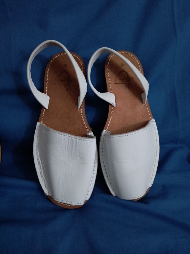 Sandalias Avarca Menorquina Piel 38
