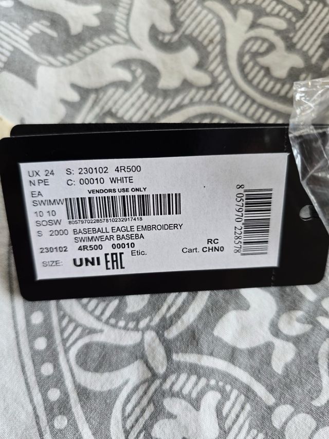 Gorra Emporio Armani blanca